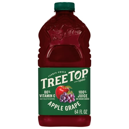 Tree Top 100% Juice Apple Grape, No Sugar Added, 64 fl oz