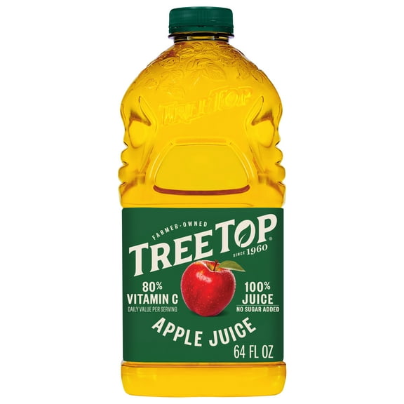 Tree Top 100% Apple Juice, Made with 100% Fruit Juice, 64 fl oz