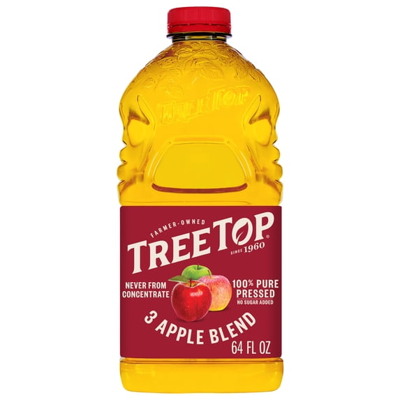 Tree Top 100% Pure Pressed 3 Apple Blend Juice, 64 fl Oz