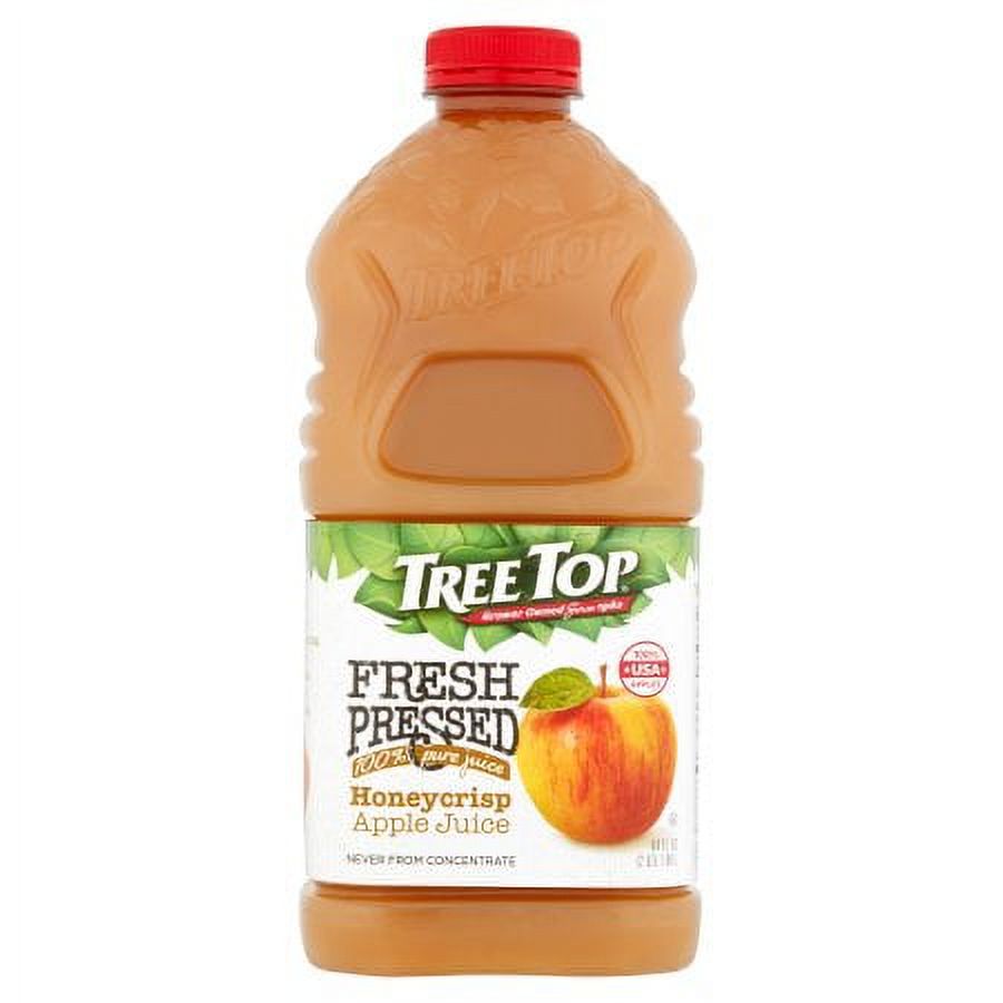 Tree Top 100 Pure Pressed Juice Honeycrisp Apple Juice 64 Fl Oz (Pack of 10)