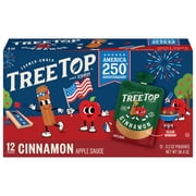Tree Top Cinnamon Apple Sauce Pouches, 3.2 Oz, 12 Count