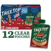 Tree Top Cinnamon Apple Sauce Pouches, 3.2 Oz, 12 Count