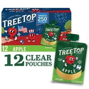 Tree Top Apple Sauce Pouches, No Sugar Added, 3.2 Oz, 12 Count