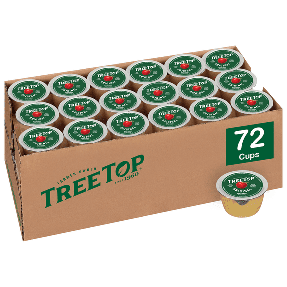 Tree Top Apple Sauce, Original, 4 Ounce Cup, 72 Count