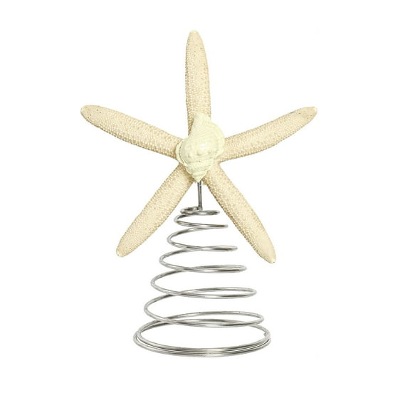 Tree Top Starfish Decoration Ornaments, Simulation With Hand Carved 3D Patterns, Festive Atmosphere For Seaside Wedding Children Room Night Light New Year Window