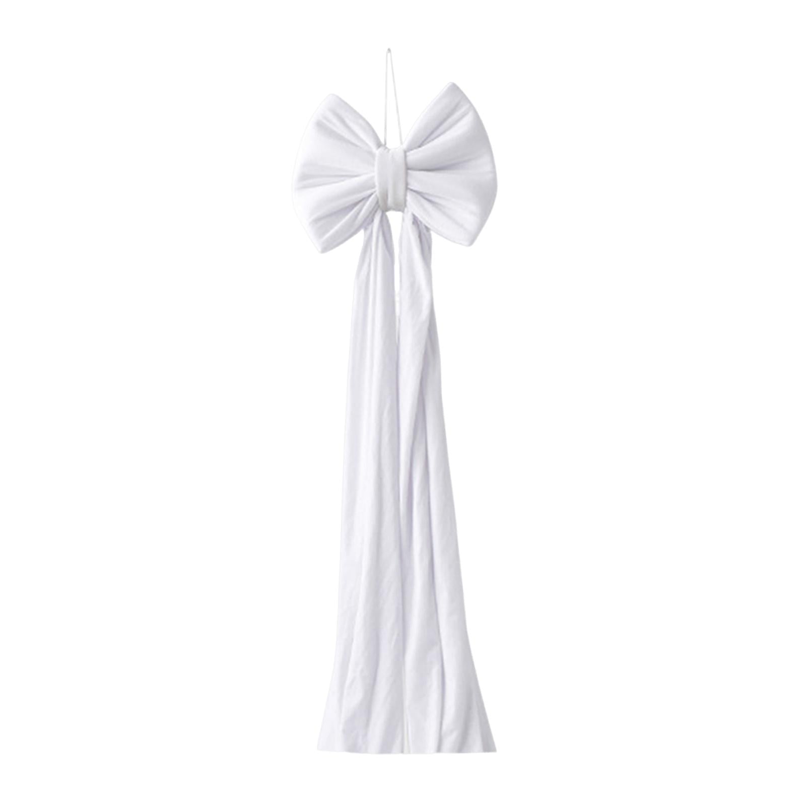 Tree Topper Bow Giant Velvet Christmas Bow Extra Large Size for Outdoor Pillar Home Room Ornament