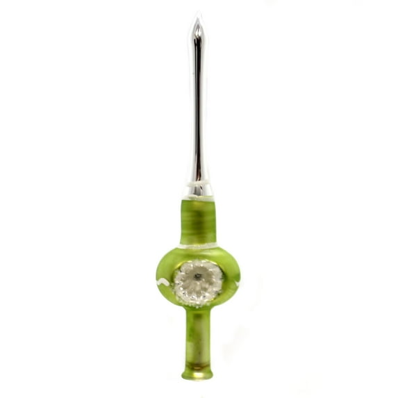 Tree Topper Finial Retro Indent Tree Topper Christmas Reflector Lg2675 Green
