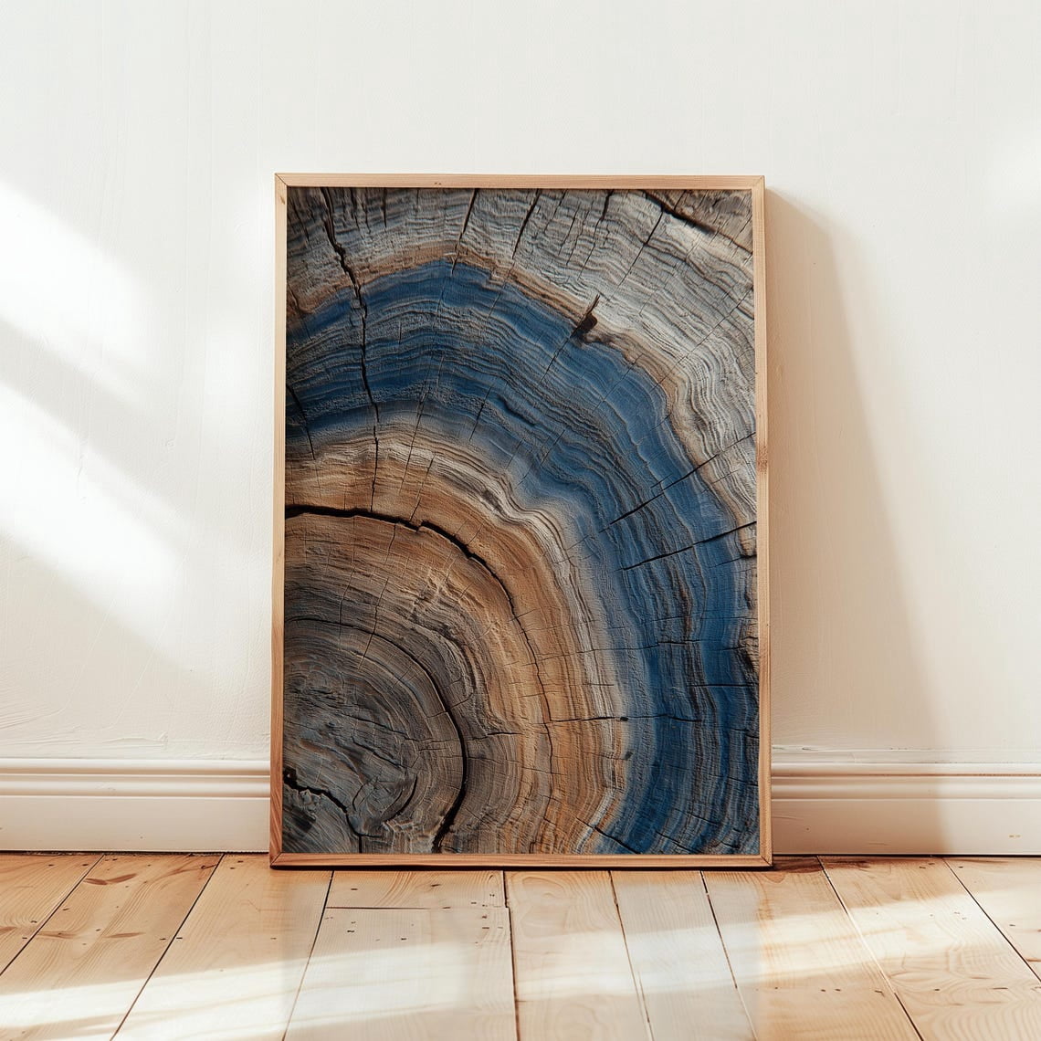 Tree Wode Texture Tree Trunk Cross Section Wall Art Print, Earthy Moody Wood Grain ...