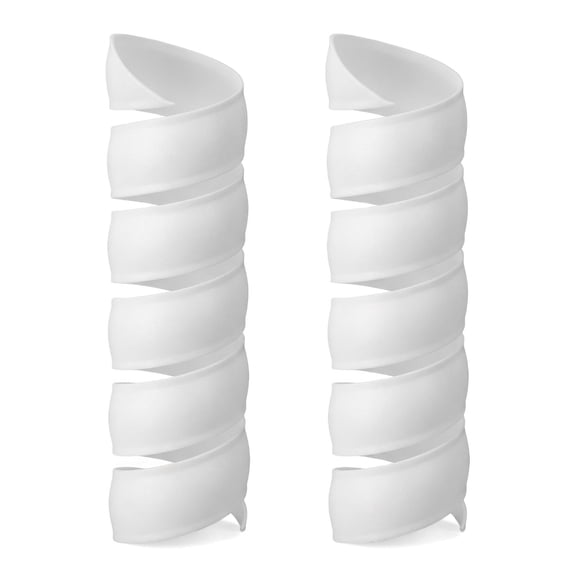 Tree Trunk Protector - 2-Pack White Heavy Duty Plant Guard Covers, Winter Frost & Animal Damage /Mechanical Damage Prevention for Young Trees to Protect Bark Tree Saplings from Deer Cats Rodents