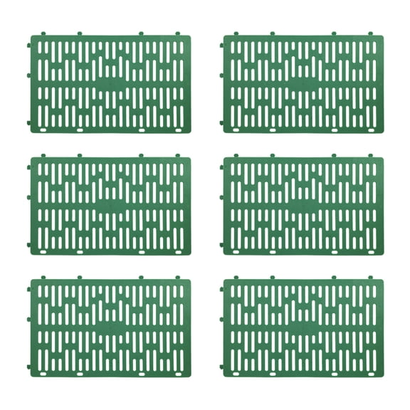 Tree Trunk Protector, 6Pcs Durable Mesh Guards for Bark Protection, Adjustable Protection Fence for Trees Lawns from Mowers Trimmers Small Animals, 7.9"x13", Black Brown Green