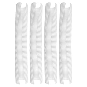Tree Trunk Protector,Plastic Spiral Tree Guard Tree Trunk Protector Wrap Tree Bark Protector Tube Tree Wraps to Protect Bark Tree Saplings from Deer Cats Rodents Rabbit Mowers (White,4/6 Pcs)