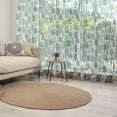 thumbnail image 1 of Tree Tulle Curtains with Rod Pocket, Scandinavian Design Leaf Modern Scribble Art Retro Style Forest Foliage, Sheer Drape for Wedding Party 2 Panels, 7 Sizes, Multicolor, by Ambesonne, 1 of 3