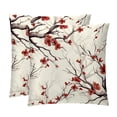 thumbnail image 1 of Tree Velvet Throw Pillows Set of 2 - Decorative Pillows with Unique Patterns for Sofa Couch Bed - Pillow Covers - Available in 16x16, 18x18, 20x20 Inches, 1 of 6