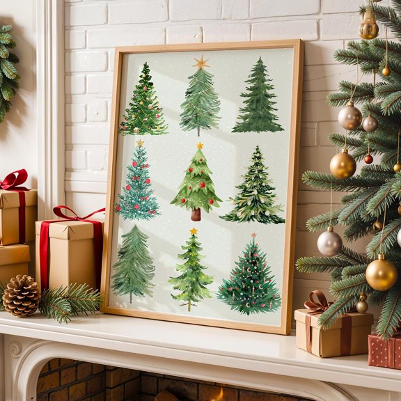 Tree Wall Art, Posters, Tree Decor, Decor, Home Wall, Room Art, Tree Poster, Unframed Poster Size 12x18