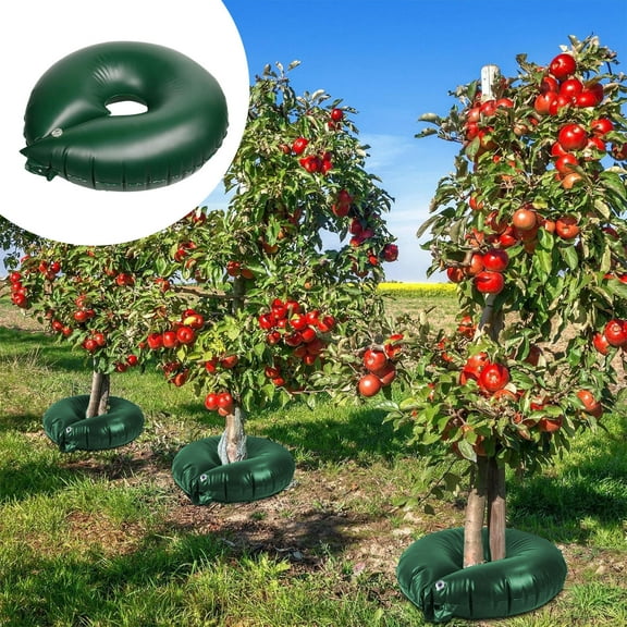 Tree Watering Bag, 10 Gallons Tree Watering Ring, PVC Drip Irrigation Water Pouch Automatic Drip System, Upgraded Tree Watering Ring with Drip Speed Controller, Water-Saving Garden Irrigation