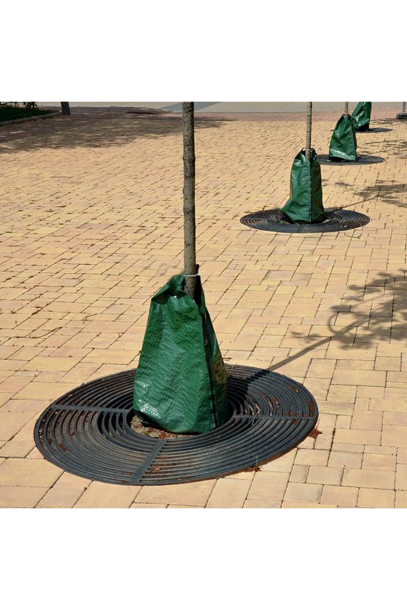 Tree Watering Bag,25 Gallon Slow Release Tree Watering Bag for Trees Tarpaulin PVC Tree Drip Irrigation Bag，for Trees,Portable Tree Drip Irrigation Bag,Water Saving Irrigation Water System Clearance