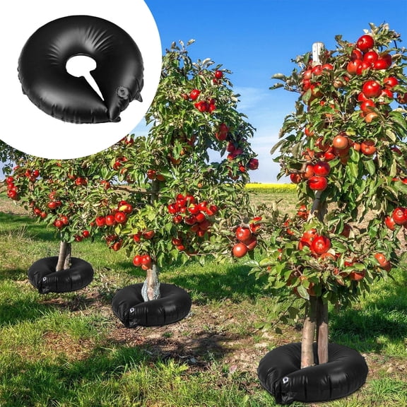 Tree Watering Bag for Slow Deep Root Watering - 23.6 Inch Ring Shaped PVC Watering Bag for Trees, Durable Slow Release Irrigation Bag for Gardening, Newly Planted or Young Trees, Outdoor Landscape
