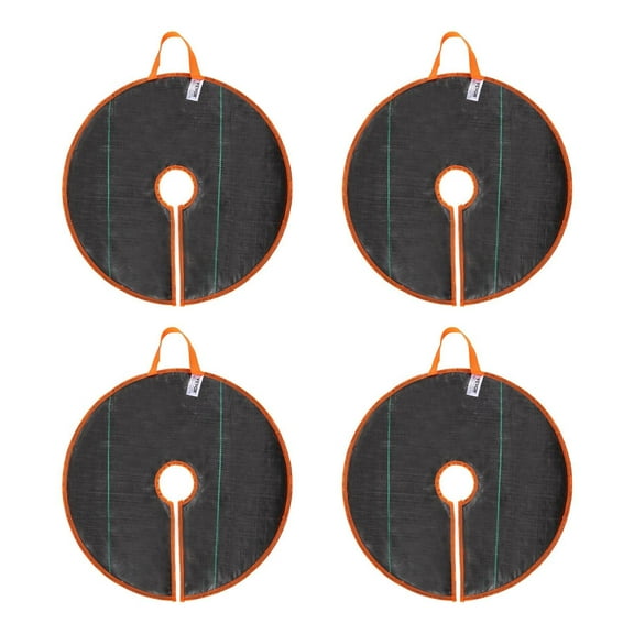 Tree Watering Rings 4 Packs 10 Gallon Self Watering Bags Slow Release Irrigation up to 30 Days Heavy Duty Automatic Drip System for Planting Trees and Shrubs