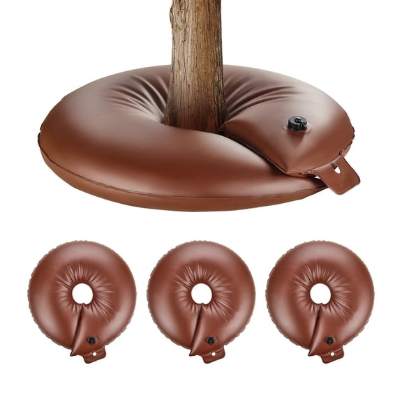 Tree Watering Rings, 4 Pcs 16 Gallons Tree Watering Bags, 6-9 Hours Slow Release, Refillable Planting Water Bags, Water Saving, Heavy Duty Watering System for Shrub Tree Root Drip Irrigation