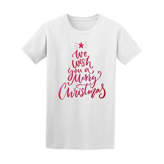 Tree We Wish You A Merry Christmas Tee Women's -Image by Shutterstock