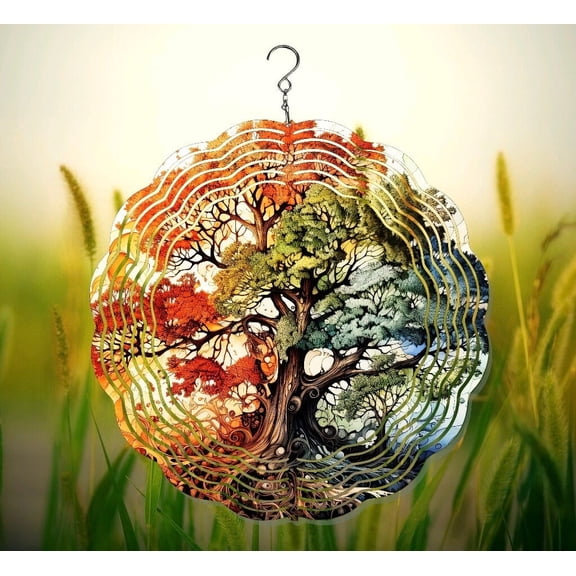 Tree Wind Spinner