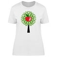 thumbnail image 1 of Tree With A Big Red Apple T-Shirt Women -Image by Shutterstock, Female Small, 1 of 2