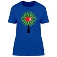 thumbnail image 1 of Tree With A Big Red Apple T-Shirt Women -Image by Shutterstock, Female Small, 1 of 2