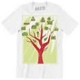 thumbnail image 1 of Tree With Business Elements As Leaves Funny Social Media Tree T-Shirt, 1 of 4