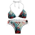 thumbnail image 1 of Tree Women's Swim Suit Bikini Set 2-Pack with Detachable Sponge and Adjustable Strap for Beach and Pool Parties, 1 of 6