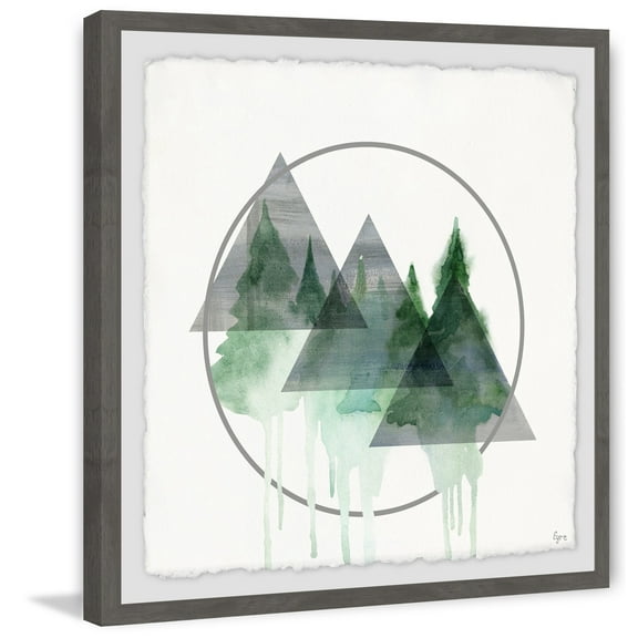 Tree World Framed Painting Print