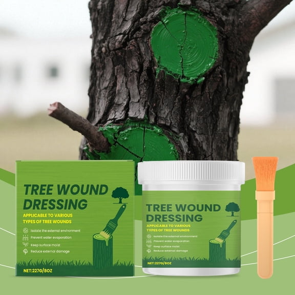 Tree Wound Dressing Protective Sealant for Pruning and Gardening, Promotes Recovery, Forms Elastic Barrier for Fruit Trees, Essential for Orchard Maintenance and General Tree Care
