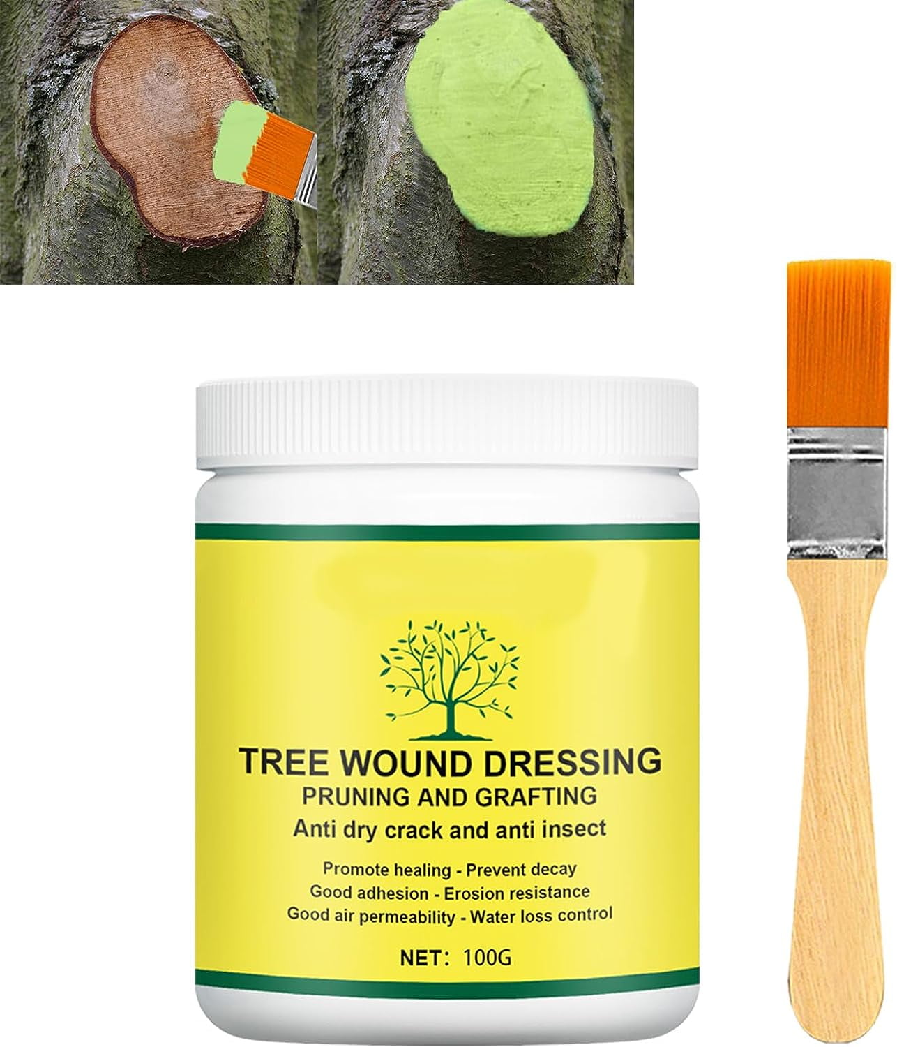 Tree Wound Pruning Sealer, Tree Grafting Paste, Bonsai Cut Paste (1PCS