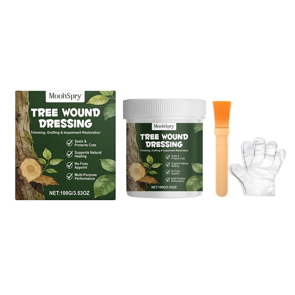 Tree Wound Sealer Dressing 100g Bonsai Pruning Sealer for Cut Damaged Bark Grafting Effective Tree Repair Sealant Trees Grafting Supplies Pruning