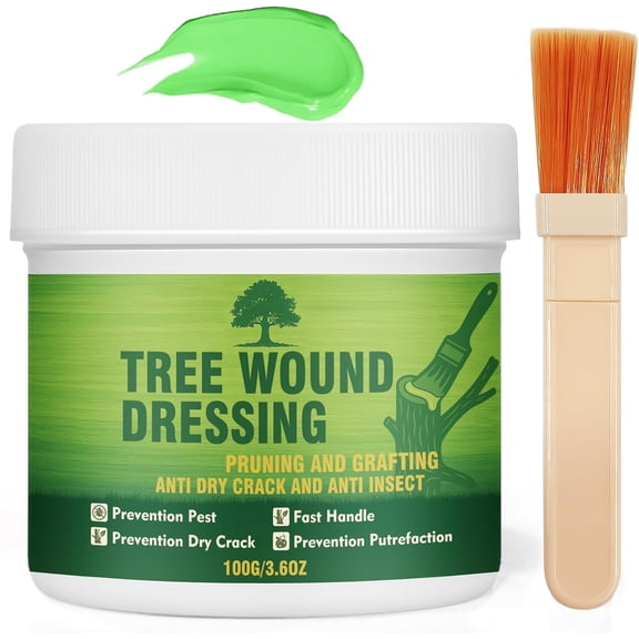 Tree Wound Sealer, Organic Pruning Dressing Paste & Grafting Compound, Natural Woundressing for Bonsai, Fruit Trees, Roses, Bonsai | Waterproof Protection (Tree 1)