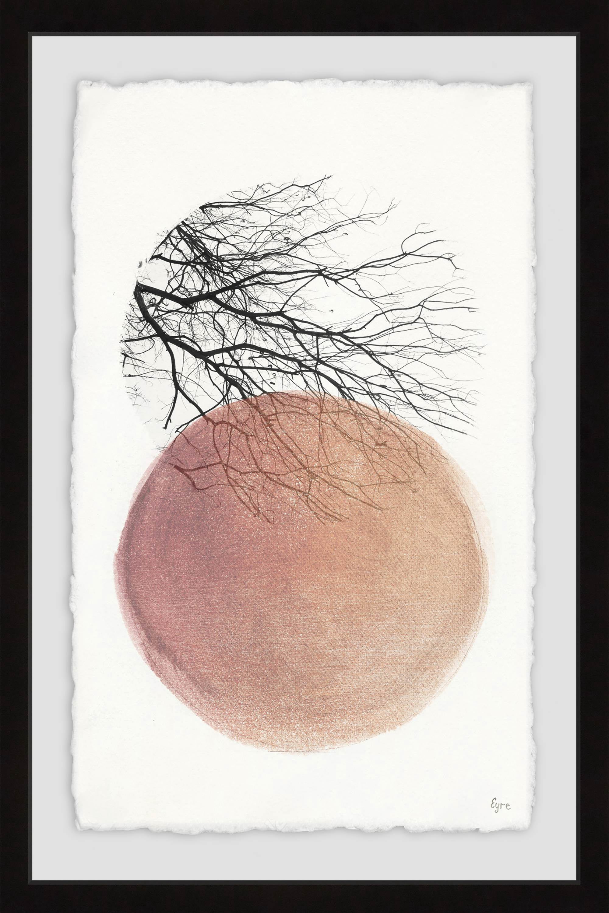 Tree in Isolation Framed Painting Print