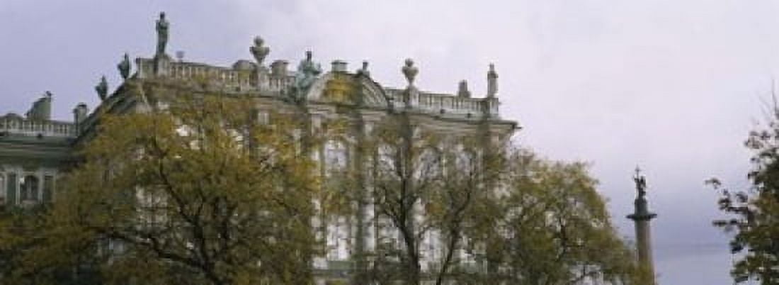 Tree in front of a palace Winter Palace State Hermitage Museum St Petersburg Russia Canvas Art - Panoramic Images (18 x 7)