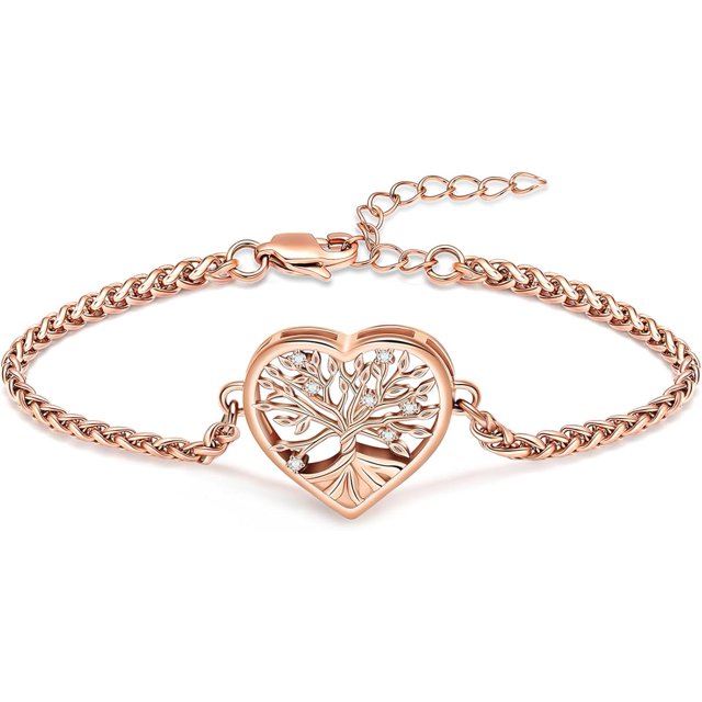 Tree of Life Adjustable Urn Bracelet for Ashes Stainless Steel Handmade ...