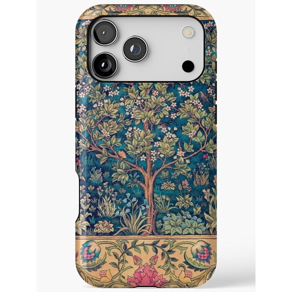 Phone For Delivery Tree of Life Birds and Floral Tough Phone Case for Select Apple iPhone ...