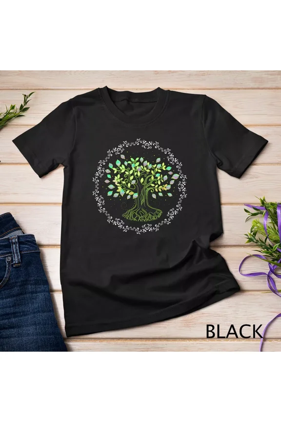 Tree of Life Earth Day Save Forest Nature Protection Environmental Art Unisex T-Shirt, up to size 5XL