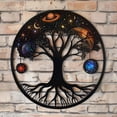 thumbnail image 1 of Tree of Life Metal Wall Sculpture Nature Inspired Decorative Wall Art, 1 of 3