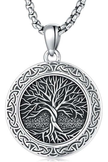 Sterlng Slver Tree of Lfe Locket Necklace Personalsed Hand | Etsy