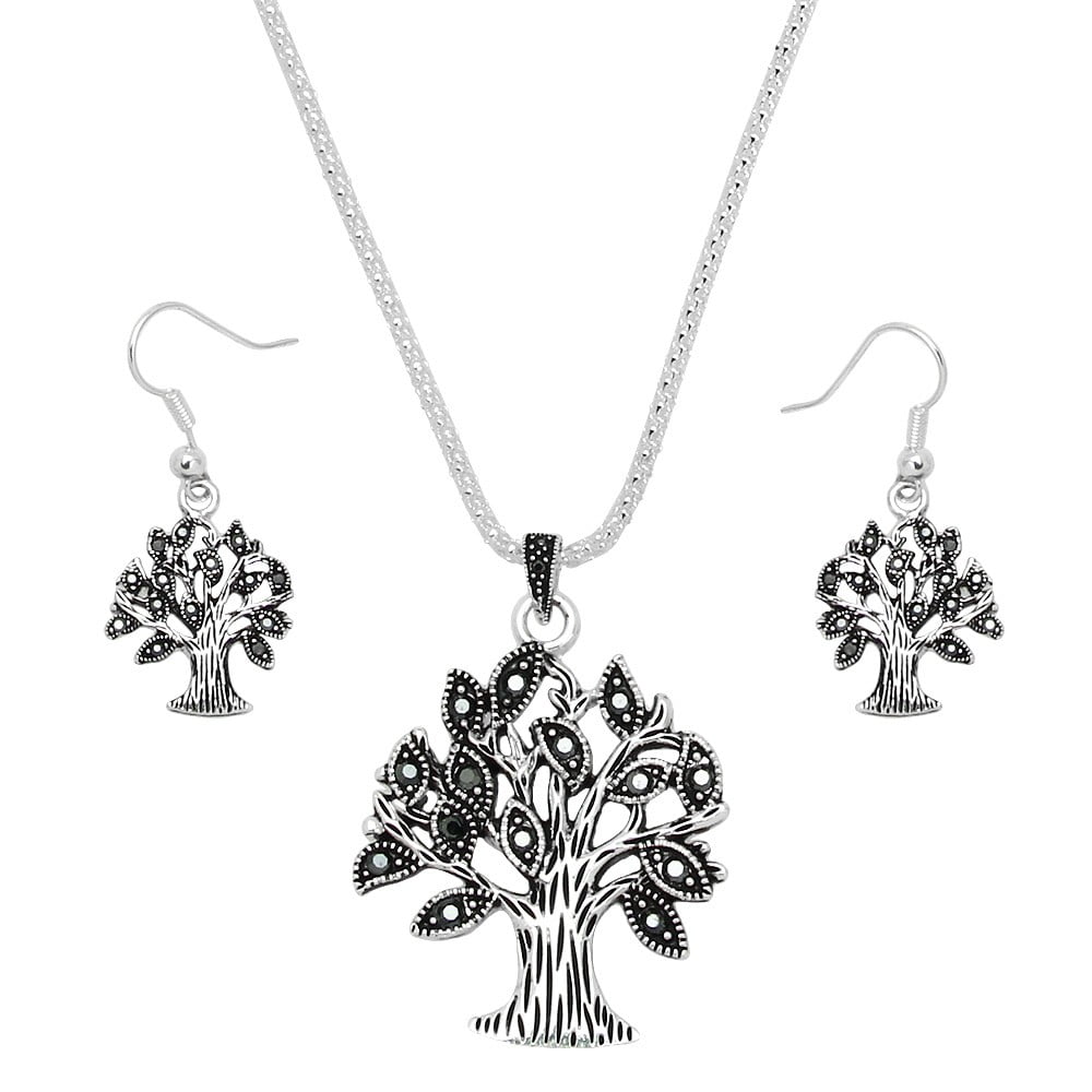 Tree of Life - Hematite Earrings Tree of Life - Hematite Earrings
