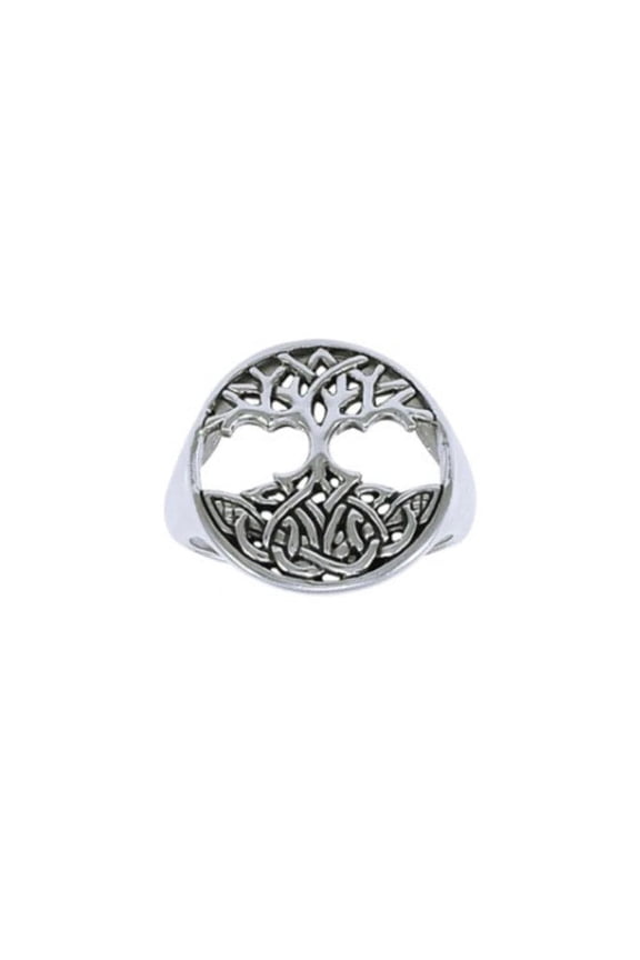 Tree of Life Ring 925 Sterling Silver Fine Symbolic Spiritual Jewelry Renewal