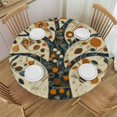 thumbnail image 1 of Tree of Life Round Tablecloth with Oxford Elastic Table Cover Waterproof Oil-Proof Table Cloth Stain-Resistant Wipeable Tablecloth for Round Table, 1 of 8