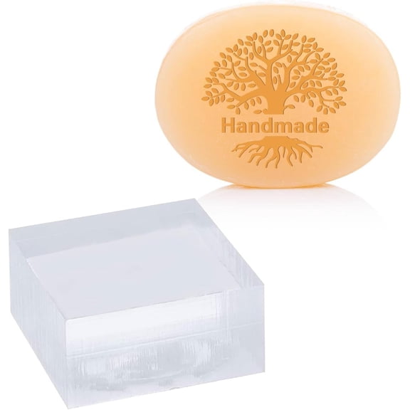 Tree of Life Soap Stamps Clear Acrylic Stamp Embossing DIY Chapter Imprint Molds Supplies Handmade Gift Soap Square Stamp