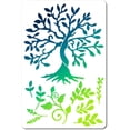 thumbnail image 1 of Tree of Life Stencil Leaf Template 12x8 Inch Large Reusable Decoration Sign Square Tree Stencils, 1 of 7