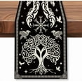 thumbnail image 1 of Tree of Life Table Runner Botanical Tree Plant Kitchen Dinner Table Runner Decoration 13x72 Inches Seasonal Holiday Party Linen Table Decoration, 1 of 7