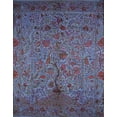 thumbnail image 1 of Tree of Life Tapestry Cotton Bedspread 108" x 88" Full-Queen Blue, 1 of 2