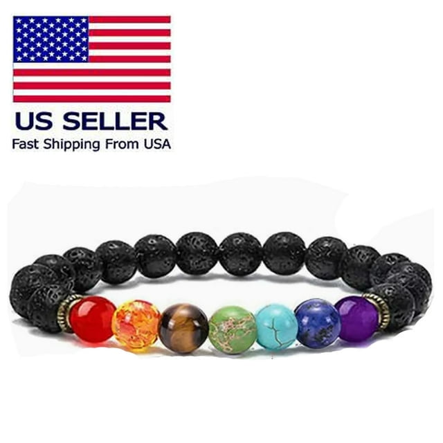Natural Mookaite Gemstone Bead Chakra Bracelet Jasper Heal Reiki Stone Jewelry
