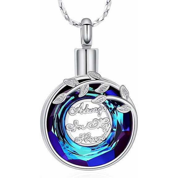Tree of Life Urn Necklaces for Ashes for Women Men Tree of Life Cremation Jewelry for Ashes Memory Jewelry for Human Pet